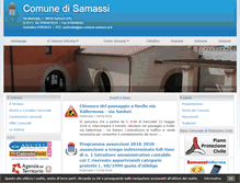 Tablet Screenshot of comune.samassi.ca.it